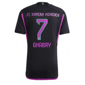 Bayern Munich Serge Gnabry #7 Bortatröja 2023-24 Kortärmad